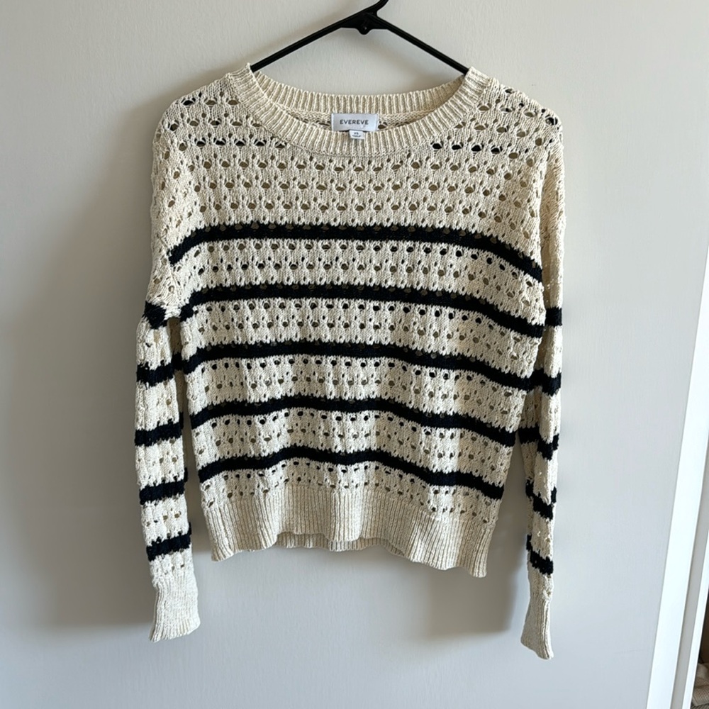 Evereve Eden striped summer sweater